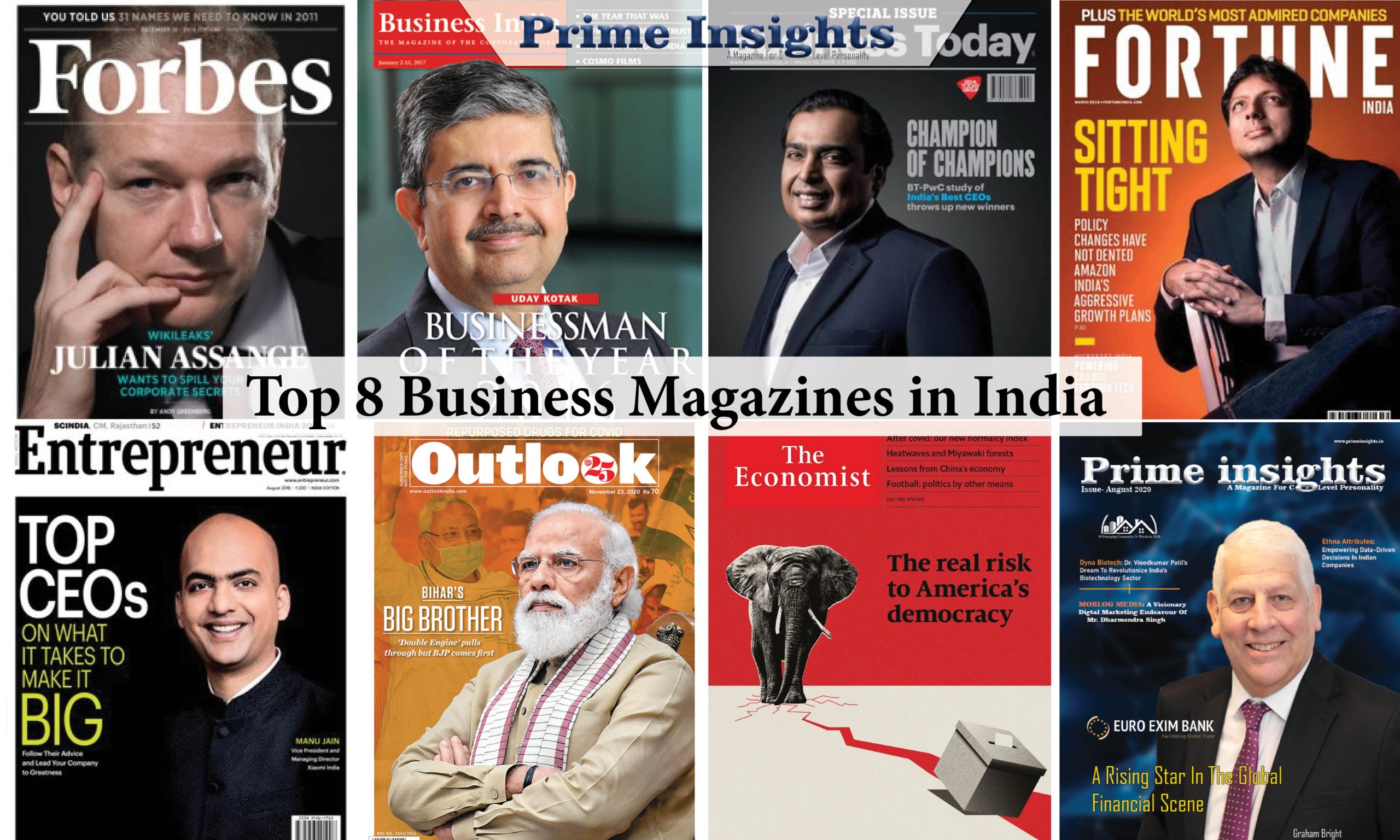 Top 8 Business Magazines