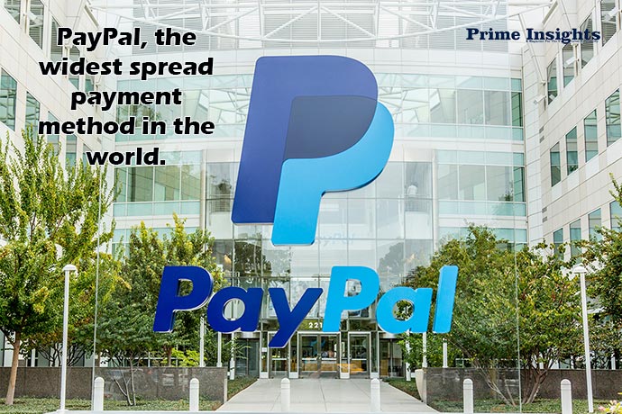 PayPal, the widest spread payment method in the world