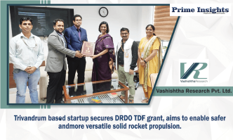 Trivandrum based startup secures DRDO TDF grant, aims to enable safer and more versatile solid rocket propulsion.