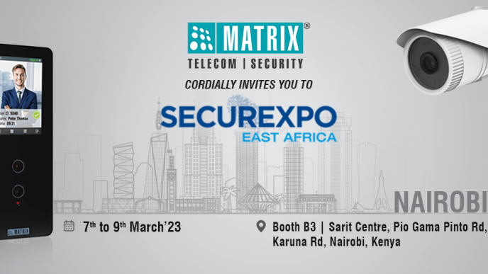 Matrix will Demonstrate its Cutting-Edge Solutions at Securexpo East Africa, to be Held from 7th to 9th March’23 in Nairobi, Kenya