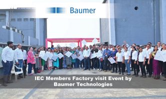 IEC Members Factory visit Event by Baumer Technologies
