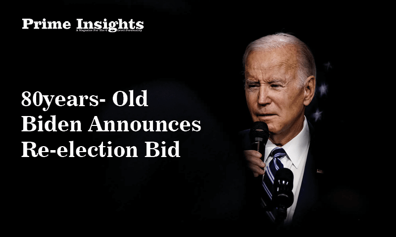 80years- Old Biden Announces Re-Election Bid