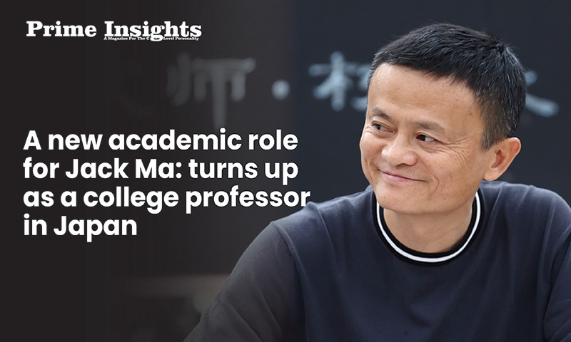 A New Academic Role For Jack Ma: Turns Up As A College Professor In Japan