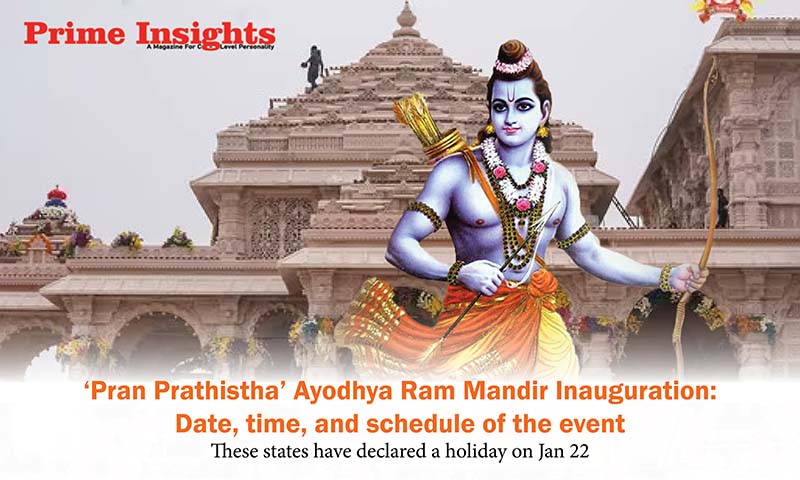 Pran Prathistha' Ayodhya Ram Mandir Inauguration