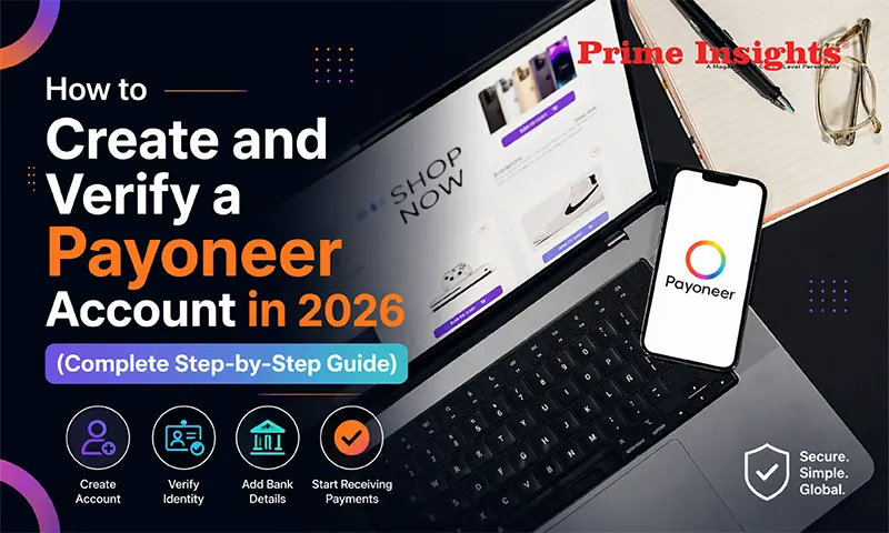 How to Create and Verify a Payoneer Account in 2026 (Complete Step-by-Step Guide) How to Create and Verify a Payoneer Account in 2026 (Complete Step-by-Step Guide)