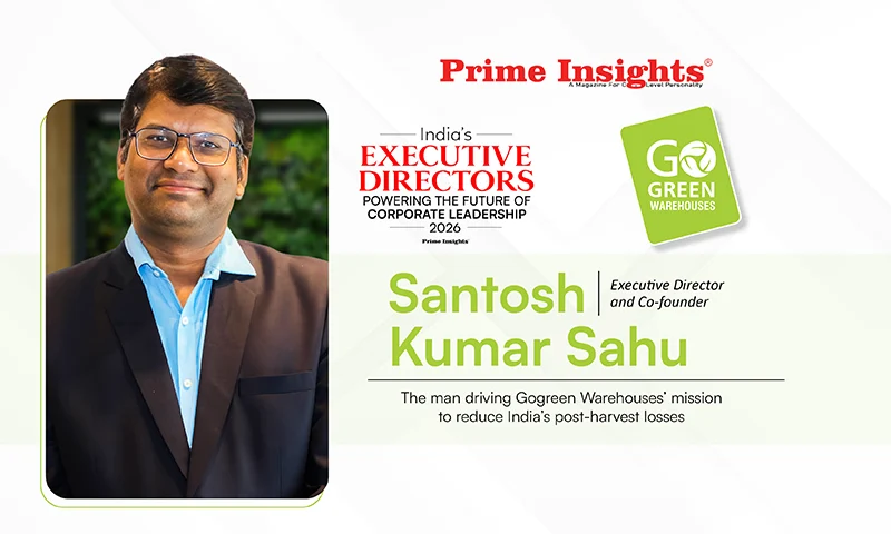 Santosh Kumar Sahu: The man driving Gogreen Warehouses’ mission to reduce India’s post-harvest losses Santosh Kumar Sahu