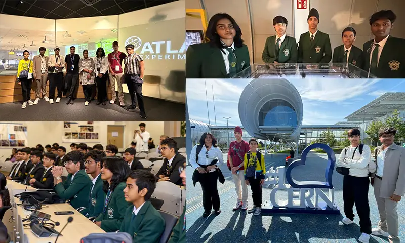 YOUNG INNOVATORS OF DPS MIHAN GET INTERNATIONAL RECOGNITION AT CERN, GENEVA, SWITZERLAND