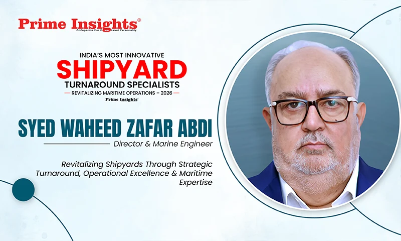 Syed Waheed Zafar Abdi: Revitalizing Shipyards Through Strategic Turnaround, Operational Excellence & Maritime Expertise Syed Waheed Zafar Abdi, shipyard turnaround specialist and maritime operations expert